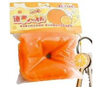 Mimoqk Sensory Squeeze Toy, Soft Stress Ball, Slow Rising Ball, Fun Durable, Soft Orange Balls Sensory Toys for Kids Teens Adults Students Home Office Classroom Work Study