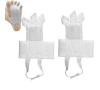 Mimoqk Séparateurs d'Orteils en Silicone,Confortable avec Sangle de Talon Adjustable - Séparateur Orthopédique en Silicone - pour Adultes Adolescents Femmes Seniors - Maison Hôtel Déplacements Sports