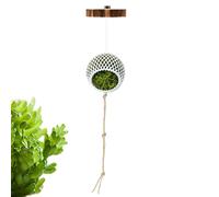 Mimoqk Spider Habitat Accessories, Climbing Enclosure Supplies, Wood Chips: 6x6x1cm/ 2.36 * 2.36 * 0.39 inch,Shelter House: 4x4x4cm/1.57*inch, Rope Length: 16cm/ 6.29,