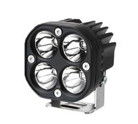 Mimoqk Spots Led pour Camions - Barre lumineuse de voiture LED 40W 4000LM - Spots à, antibrouillards à blanc/jaune, pour la conduite, l'usine, le camping, les parcs, les projets