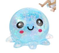 Mimoqk Squeeze Toys, Soft Relief Octopus, Sensory Game, Funny Pocket Stress Balls, Squishy Fidget Toy for Kids Women Men Office Home Classroom Travel Study Work Party Holiday Birthday