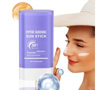 Mimoqk Sunscreen Stick, SPF50+ Face & Body Sunblock, Lightweight Non-Greasy Moisturizer Bar, Daily Protection, for Summer Use, Girls & Women, Makeup-Friendly