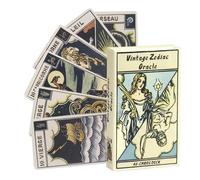 Mimoqk Tarot Cards, Oracle Deck, Divination Game, Beginner-Friendly Spiritual Guide, Portable Meditation Tool, 48-Piece Set, Ideal for Personal Growth, Parties, Family & Friend Gatherings
