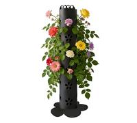 Mimoqk Tour de Verticale - 80 cm de Haut - Pot de Fleurs Creux - Pot intérieur pouvant contenir jusqu'à 30 - pour Jardin, terrasse, Lieu de Travail, Balcon, extérieur, pelouse, Cour
