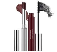 Mimoqk Waterproof Makeup Set, Long-Lasting Lip Mascara, Lip Mascara with Gloss Combo, Makeup for Girls Women, Beauty Cosmetics, Mascaras Lipstick Set for Travel Travel Party Trip Gathering