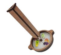 Mimoqk Wooden Kaleidoscopes, 3D Rotating Optical Toy, Kaleidoscope with Lens Design, Rotating Feature for Kids Use, Educational Toy, Outdoor Play Kaleidoscope for Nature Lovers