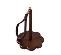 Mimoqk Wrist Crochet Yarn Holder, Wooden Yarn Organizer, Handmade Knitting Accessories, Rack, Portable and Adjustable, Compact Size (19.5x13cm), Ideal for Home, Outdoor Or Travel