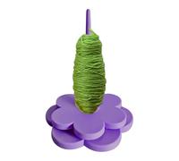 Mimoqk Yarn Ball Winder, Flower Shape Rotating Spinner, Yarn Ball Winder with Smooth Rotation, Knitting Craft Tool, Yarns Accessories, for T Crafting Projects Beginners Professionals Women Adults