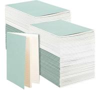 Mimorou Lot de 100 carnets de notes en vrac - Petits carnets de notes A5 à couverture souple en papier kraft de 14 x 21 cm avec 60 pages, 30 feuilles pour écrire, croquis, voyage, fournitures de