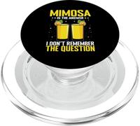 Mimosa Buveur de Mimosa pour Petit déjeuner Brunch Mimosas PopSockets PopGrip pour MagSafe