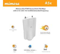Mimosa Point d'accès PTMP A5x 700 Mbps avec fréquence étendue 4.9 à 6.4