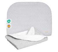 MIMUSELINA Couverture Bebe Naissance Hiver 90x70cm | Plaid Bebe Doux et Léger pour Lit Bébé et Poussette | Couverture Enfant Coton avec Intérieur Chaud | Fabriqué en Espagne | Essence