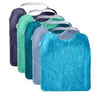 MIMUSELINA | Lot 5 Bavoirs Bebe pour DME en Éponge | Bavoir Elastique Maternelle | Idéal pour la Crèche | Bavoir Imperméable Bébé Réutilisable | Puericulture bébé | Fabriqué en Espagne