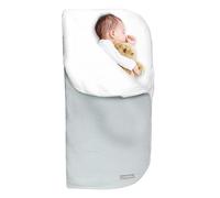 MIMUSELINA Nid d'ange Bébé Hiver Poussette et Berceau | Gigoteuse 0-6 Mois Hiver en Coton Doux | 2 en 1: Sac de Couchage Bébé 92x46 cm ou Couverture Emmaillotage 92x92 cm | Espagne