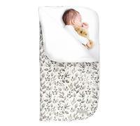 MIMUSELINA Nid d'ange Bébé Hiver Poussette et Berceau | Gigoteuse 0-6 Mois Hiver en Coton Doux | 2 en 1: Sac de Couchage Bébé 92x46 cm ou Couverture Emmaillotage 92x92 cm | Espagne