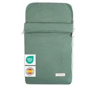 MIMUSELINA Nid d'ange Bebe Quatre Saisons | Couverture Bebe Été et Hiver | Convertible avec Garnissage Amovible | 100% Coton | Idéal pour Nacelle, Couffin et Poussette | Fabriqué en Espagne | Mint
