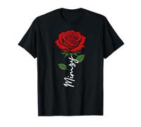 MIMZY Rose Florale Minimaliste pour la fête des mères T-Shirt