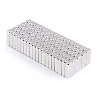 MIN CI 100 Pièces Aimant Puissant Neodyme Puissant, 10x4x2mm Aimants Décoration Petits Magnets Rectangulaire Magnetique