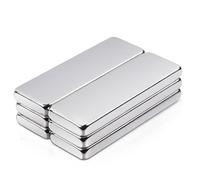MIN CI 30x10x3mm Aimant Neodyme Puissant, 6 Pièces Mini Aimants Frigo Aimants Rectangulaires Plat Magnet pour Tableau Blanc Cuisine Bureaux