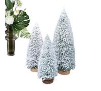 Min-i Arbre De Noël, Décoration De Vacances Polyvalente, Matériau PVC, Arbre Givré Par La Neige, Décoration De Noël De Bureau, Facile À Assembler Et À Décorer, Pour Appartement, Bureau, Maison Intérie