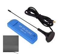 min USB RTL-SDR - Ensemble récepteur USB RTL-SDR avec antenne | Modes de réception AM, NFM, FM, DSB, USB, LSB, CW, connecteurs MCX, SDR à faible coût pour la compatibilité des logiciels radio, récept