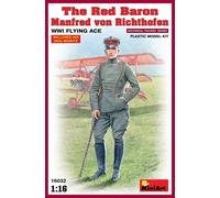MiniArt – Maquette 1:16 Manfred von Richthofen (Red Baron) – Kit plastique à assembler, non peint