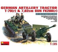 MiniArt Deutsche T-70+76,2mm Fk 288 avec équipage 1:35e G