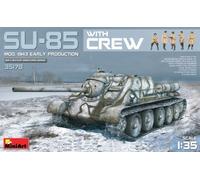 MiniArt Maquette 1/35 Su-85 soviétique Mod. 1943 (début) Avec équipage Neuf