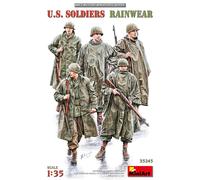 MiniArt MIN35245 Soldats américains en vêtements de pluie, couleur moulée
