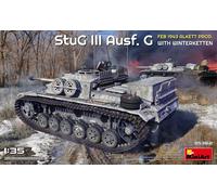 MiniArt Maquette 1:35 StuG III Ausf. G – Kit militaire 1943 avec chenilles d'hiver MA35362