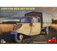 MiniArt Maquette Tempo E400 Hochlader Pritsche – Camionnette allemande à 3 roues – Blanc