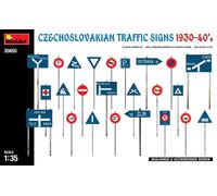 MiniArt Kit Panneaux de signalisation tchécoslovaque 1930-40 MIA35655