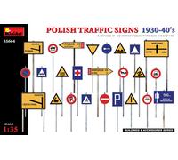 MiniArt Kit maquette Panneaux routiers Pologne 1930-40 1:35 MIN35664
