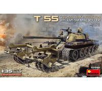 MINI ART 37092 1/35 T-55 Tchécoslovaque Production With KMT-5M Mine Roller