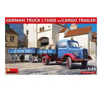 MIN38023 - Miniart 1:35 - Camion allemand L1500s avec remorque cargo