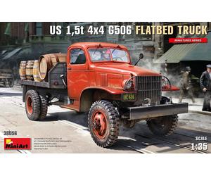 (MIN38056) - Miniart 1:35 - US 1,5t 4x4 G506 FLATBED TRUCK