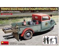 MiniArt Maquette échelle 1:35 Tempo E400 Camion ferroviaire 3-roues 1962 Kit MA38063