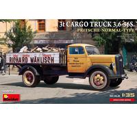 MiniArt Maquette 1:35 Camion 3t Cargo 3,6-36S Pritsche-Normal-Type Neuf