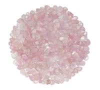 Mina Heal Chakra Stones Collection Cristaux de guérison polis et Bien polis (450 g (1 LB) Cristal de Quartz Rose