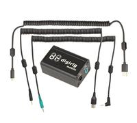 Minadax DIGIRIG Mobile + Set de câbles + câble USB | Interface numérique révolutionnaire pour radio amateur | Compatible avec ICOM IC-706 IC-706 IC-7000 IC-7100 IC-7200 IC-718 IC-9100 IC-970 - CI-V