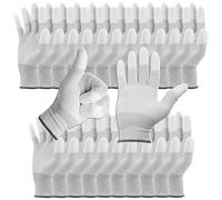 Minadax ESD Gants antistatiques Finger-TIP - 12 paires - Taille L/9 - Pour réparation, montage et nettoyage en électronique, mécanique de précision, modélisme, voiture et moto