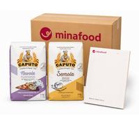 minafood Bundle pour Farine Nuvola Type 0 & Semoule 1kg + 1kg + Bloc-notes