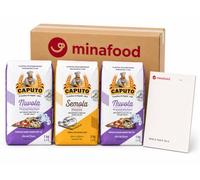 minafood Bundle pour Farine Semola & Nuvola 3x1kg + Bloc-notes