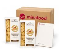 minafood Bundle pour Pappardelle Classiche 2x500g + Bloc-notes