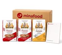 minafood Bundle pour Pizzeria Tipo 00 2x1kg + Semola 1x1kg + Bloc-notes