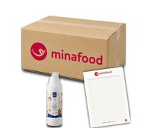 minafood Bundle pour Sauce Dessert Chocolat Noir 1000g + Bloc-notes