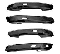 MINAIE pour Audi Q5 80A 2017-2022 Autocollants De Couverture De Poignée De Porte Intelligente Noire Brillante Garniture Film Protection Voiture Style Voiture pour Couvercle Poignée Porte