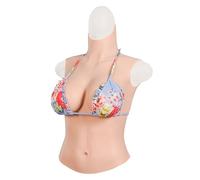 Minaky Faux Seins Silicone Réaliste Artificielle Fausse Poitrine Silicone C-G Cup pour Crossdresser Cosplay Transgenre