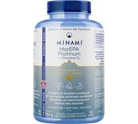 Minami MorEPA Platinum Smart Fats + Vitamine D3 120 Capsules