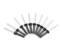 MINAOLULUS 10 Rivets en Aluminium Accessoires Indispensables Légers et Résistants la Corrosion Rivets à Trois Points de Fixation pour Kayak et Bateau pour Sports Nautiques